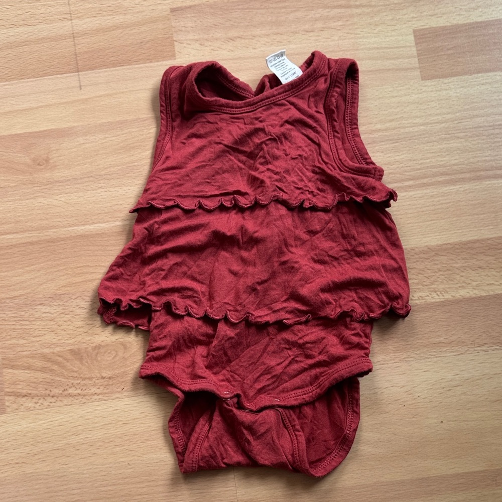 Kate Quinn Red Baby Romper, 6-12m